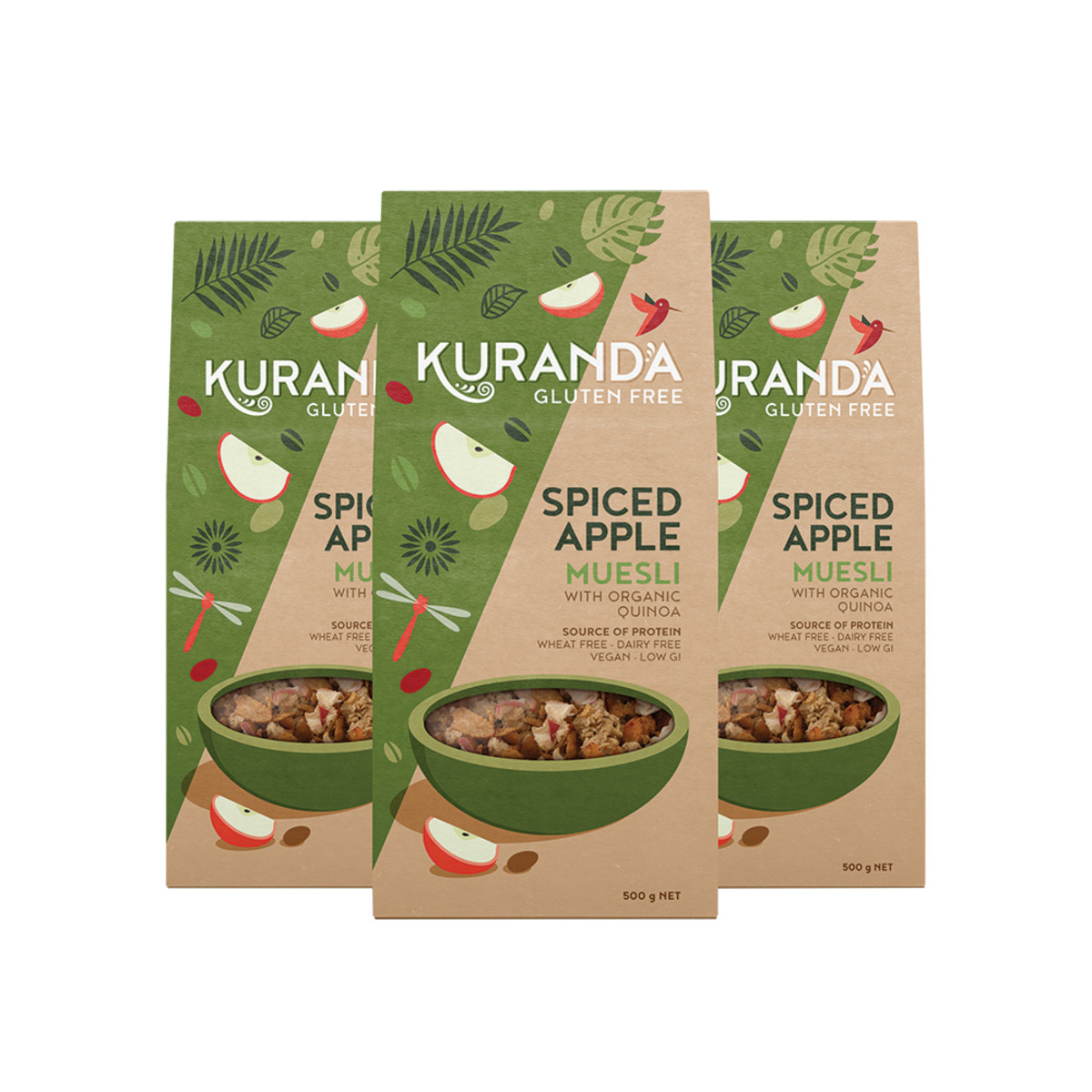 Kuranda Wholefoods Gluten Free Muesli Spiced Apple 3kg